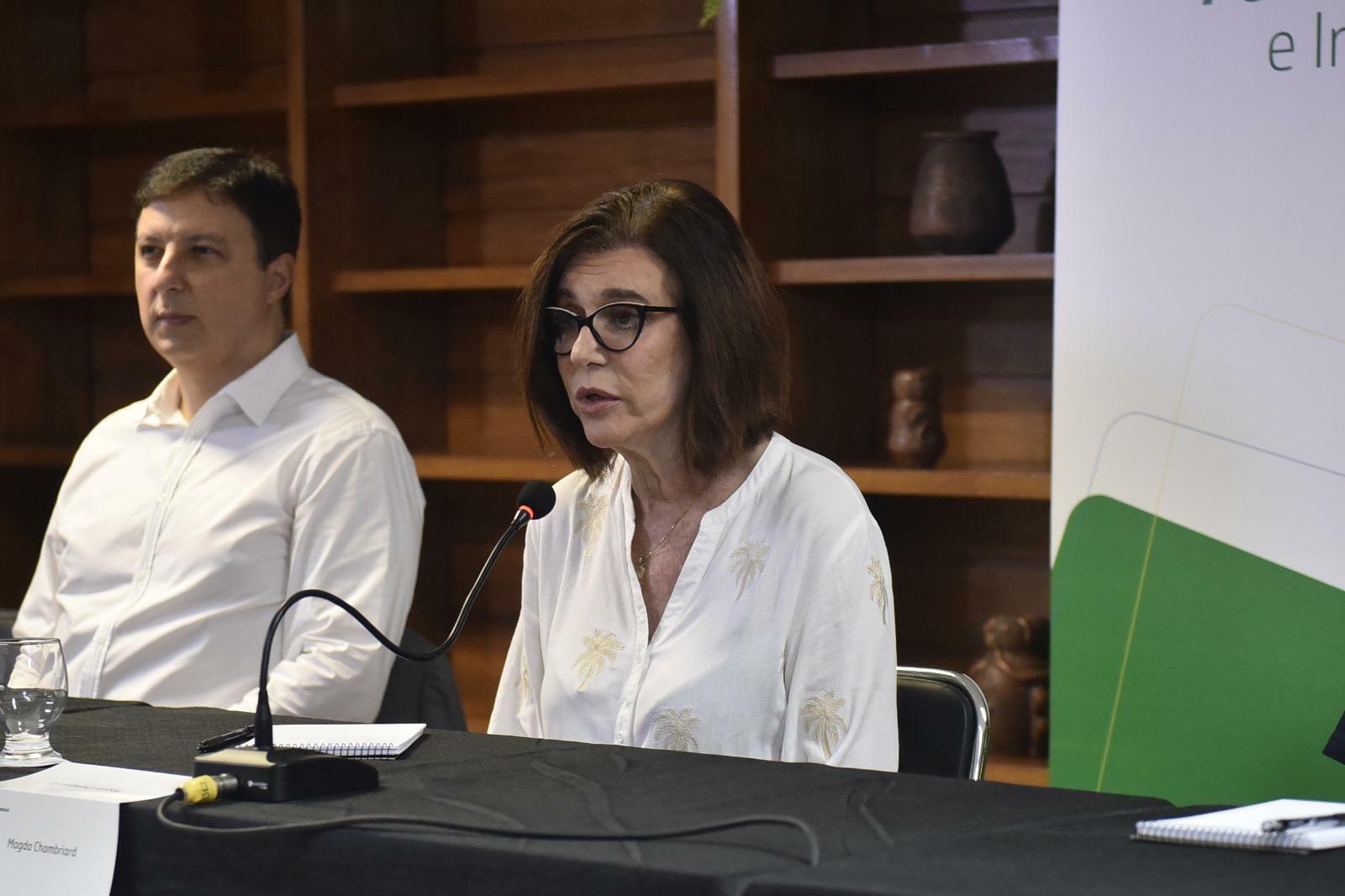 Presidente da Petrobras, Magda Chambriard.